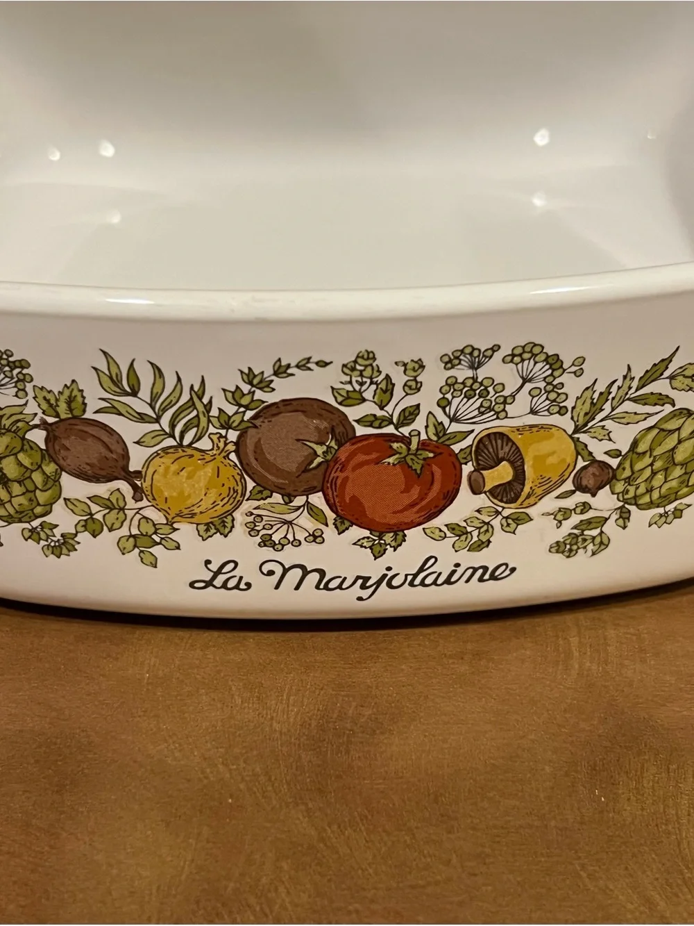Vintage CorningWare “Spice of Life” 2 Quart Glass Casserole Dish with Lid